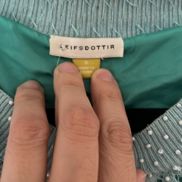 Leifsdottir Beaded Cardigan Sweater size S— as seen on Gossip Girl Blair Waldorf - Picture 3 of 5